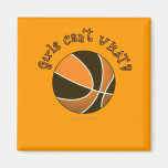 Basketball - Black/Orange Magnets