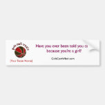 Basketball - Black/Red Bumper Sticker