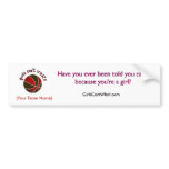 Basketball - Black/Red Bumper Sticker