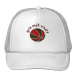 Basketball - Black/Red Mesh Hat