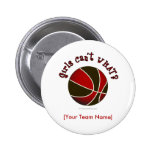 Basketball - Black/Red Pin