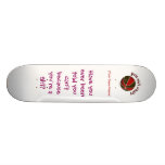 Basketball - Black/Red Skate Board Deck