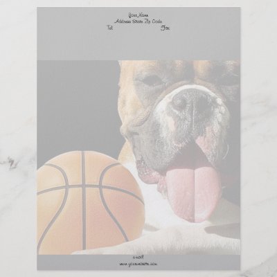 dog letterhead