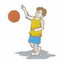 Basketball Boy embroidered shirts by ZazzleEmbroidery Basketball Boy embroidered shirts