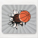 basketball breaking through powerful mouse pad