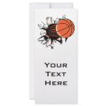 basketball breaking through powerful customized rack card