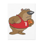 Basketball-Brown-Bear Postcards