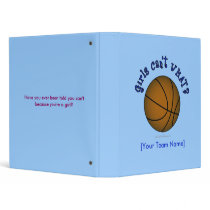 Basketball - Brown/Blue binders