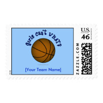 Basketball - Brown/Blue stamps