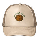 Basketball - Brown/Green Mesh Hat