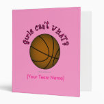 Basketball - Brown/Pink Binders