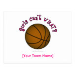 Basketball - Brown/Pink Postcards