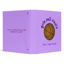 Basketball - Brown/Purple binders