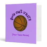 Basketball - Brown/Purple Binder