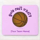 Basketball - Brown/Purple Mouse Pads