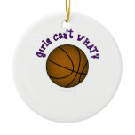 Basketball - Brown/Purple Ornaments