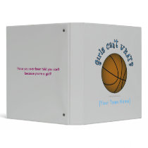 Basketball - Brown/Sky Blue binders