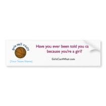 Basketball - Brown/Sky Blue bumper stickers