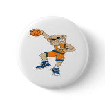 Basketball-Bulldog Pin