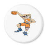 Basketball-Bulldog Magnet