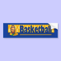 Basketball Bumpter Sticker bumper stickers