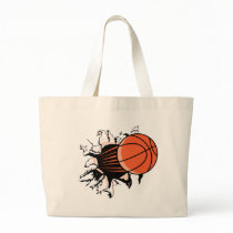 Basketball Burst bags by alternateworlds Basketball Burst bags