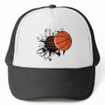 Basketball Burst Trucker Hat