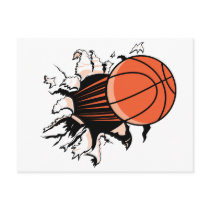 Basketball Burst postcards by alternateworlds Basketball Burst postcards
