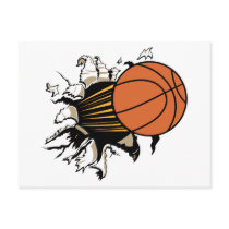 Basketball Burst postcards by sports_tshirts Basketball Burst postcards