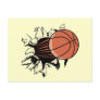 Basketball Burst T-shirts and Gifts Post Card