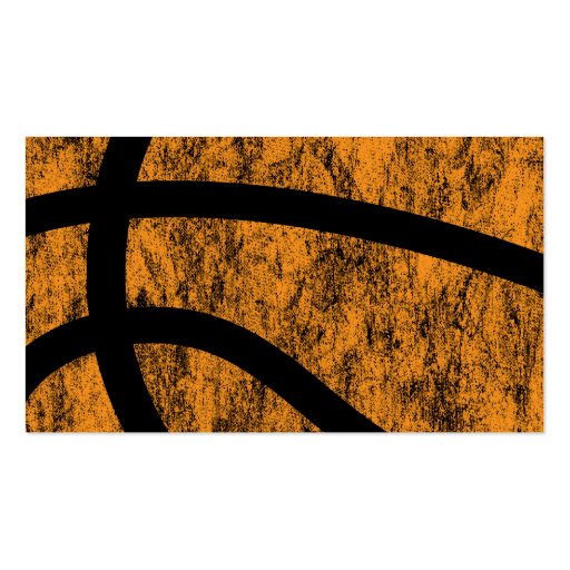 basketball business card template (back side)