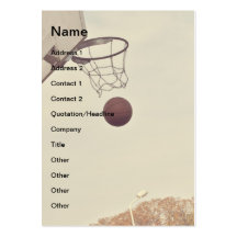 Basketball Business Card Templates