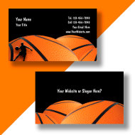 Basketball Business Cards profilecard