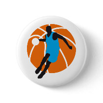 basketball pinback buttons