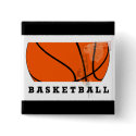 Basketball Button by mustardseedimprints Basketball Button