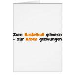 basketball greeting card