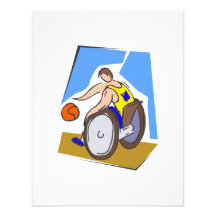 Basketball Chair Personalized Announcements