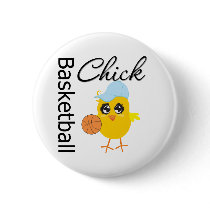 Basketball Chick buttons by chicktshirts Basketball Chick buttons