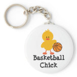 Basketball Chick Key Chain