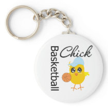 Basketball Chick Key Chains
