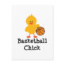 Basketball Chick Postcard