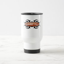 Basketball Chick Tribal Coffee Mugs