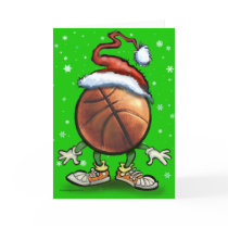 Basketball Christmas cards by FunGraphix Basketball Christmas cards
