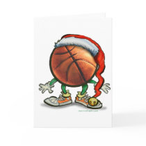 Basketball Christmas cards by FunGraphix Basketball Christmas cards