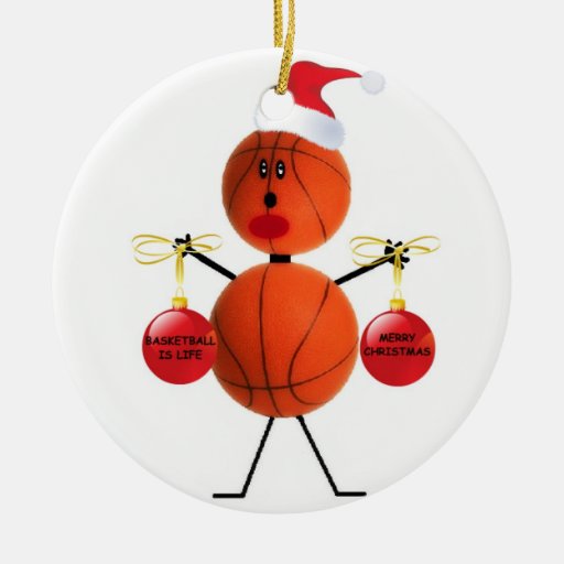 basketball christmas ceramic ornament zazzle basketball christmas ceramic ornament zazzle