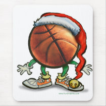 Basketball Christmas mousepads by FunGraphix Basketball Christmas mousepads