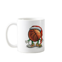 Basketball Christmas mugs by FunGraphix Basketball Christmas mugs
