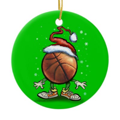 Basketball Christmas Ornament