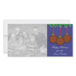 Basketball Christmas Photo Card