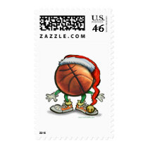 Basketball Christmas Postage